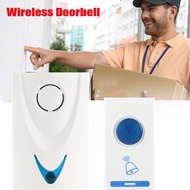 MISUPS Cordless Waterproof Button 100M Range Chime LED Wireless Doorbell Remote Control 32 Tune Songs Door Bell