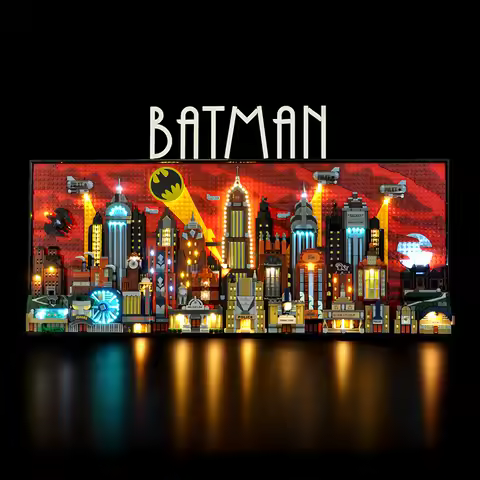 LYBMTWF LED Lighting Kit Compatible with Lego 76271 The Animated Series Gotham City Blocks (NOT Incl