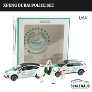 XcarToys 1/64 Xpeng Dubai Police Set