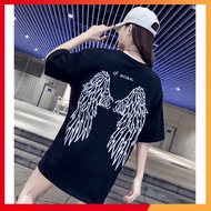 Reflective Angel Wings T-Shirt In 7 Colors ️ Simple Reflective Couple T-Shirt For Men And Women