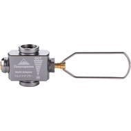 CAMPINGMOON Fuel Canister Refill Adapter, Isobutane Refill Adapter, Butane Gas Refill Adapter Gas Sa