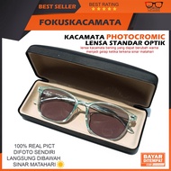 OPTICAL Standard Anti-UV Photochromic Lens Glasses can use prescriptions Minus -0.25 s/D -4.00 - Plu