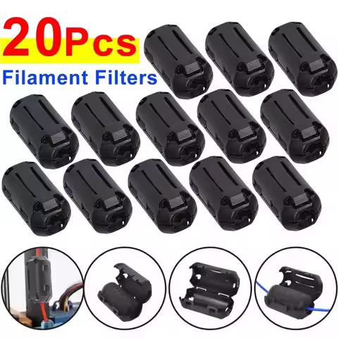 1/5/10/20Pcs Filament Filters Dust Removal Flame Foam Cleaner Blocks For A6 A8 CR10 Ender 3 PRUSA I3