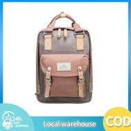 Macaroon Doughnut Backpack for Women Waterproof Laptop School Bag Travel Backpack