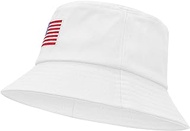 Unisex Athletic Bucket Hat Solid Colors Sun Hat with UV Protection for Outdoor Sports Packable Summer Hats White American Flag One Size