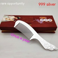 Silver Comb 9999a Sterling Silver Cooked Silver Comb Craft Silver Gift