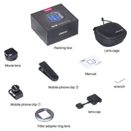 new New Anamorphic Lens For iPhone 13 12 Pro Max X 1.55X Wide Screen Video Widescreen Slr Movie Vide