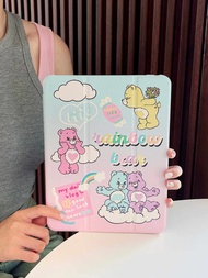 เคสไอแพด Air5 Gen9 ช่องใส่ปากกาขวา Cute Bear Acrylic Gen8 Gen7 เคส ipad Pro 11 2021 gen10 air4 air3 mini iPad Case air6 ipad pro 11 2024