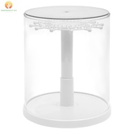360 Degree Figure Display Storage Box Dustproof Clear Rotating Doll Display Case for Home SHOPSKC820