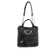 Carlo Rino Petite 3-Way Monogrammed Bucket Bag