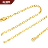 Top Cash Jewellery 916 Gold Wanzi Anklet