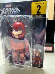 確認款 X MEN X戰警人 萬磁王 2號 BE@RBRICK HAPPY一番賞 BEARBRICK 庫柏力克熊100%