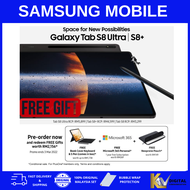 Samsung Galaxy Tab S8 Ultra ( 12GB/256GB) | Tab S8+ (8GB/256GB) | Tab S8 (8GB/128GB) | WiFi version Tablet | Original New Set | 1 Year Warranty