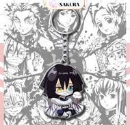 Iguro Obanai Chibi Keychain, Kimetsu No Yaiba Anime Manga, Gift For Family Friends Couplebag