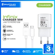 Infinix Travel Charge 18W Micro USB Cable Fast Charging Charger Original 100%