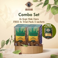 [BEST BUY COMBO 4 KOTAK] Kopi Mak Dara PERCUMA Trial Pack 5 Sachets