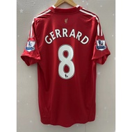 09-10 Liverpool TORRES GERRARD Top Quality Home Retro Football Jersey Custom T-shirt