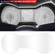 NOBELJIAOO TPU Motorcycle Dashboard Protector Scratch Cluster Screen Protection Instrument Film Fit For Yamaha XMAX300 XMAX 300 400 2017-2022 C5K5