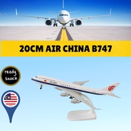 20cm Alloy Metal Air China B747 Airlines Boeing B747 Airways Diecast Airplane Model Plane Aircraft w
