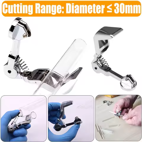 Zinc Alloy Glass Tubing Cutting Machine Tube Pipe Cutter Hand Tools Cutting Machine Laboratory Glass