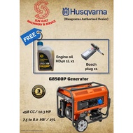 Husqvarna G8500P Portable Petrol Generators (Key Starter 7500W)