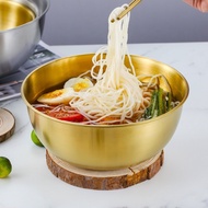 Stainless Steel Bowl, Korean Cold Noodle Bowl, Stainless Steel Bowl for Rice and Flour Mixed with Go