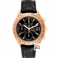 【大眾名錶】OMEGA歐米茄 323.53.40.40.01.001 超霸系列 黑面盤 18K玫瑰金 2013/02台灣AD B1188