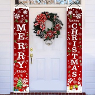 A Pair of Christmas Banners for Holidays: Suitable for Home Party or Garden Decoration -180cm/70.8 I