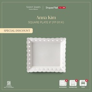 Saint James Square Plate Anna Kim 9 inch - Plate
