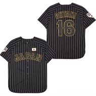 16 Shohei Ohtani Team Japan World Baseball Classic 2023 Black White Man Woman Youth Kids Baseball Je
