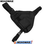 MIAOWAZ for Walkie Talkie Chest Bag, 600D  Cloth Adjustable Strap for Walkie Talkie Holder Vest, Zip