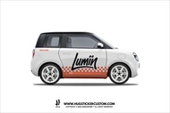 Hugsticker Changan Lumin สติ๊กเกอร์ติดรถ สติ๊กเกอร์รถลูมิน Concept 2