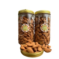 Almond Nut Roasted Almond A (Kacang Badam roasted) Ready-to-eat 400g HijrahNuts