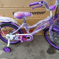 sepeda mini anak ukuran 18inch merk Swift untuk umur 6-8 tahun ungu