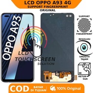 LCD TOUCHSCREEN OPPO A93 (4G) ORIGINAL SUPPORT FINGERPRINT FREE WARRANTY GLUE