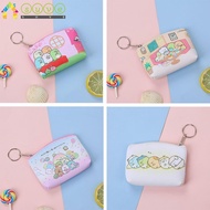 SUVE San-X Sumikko Gurashi Coin Bag Women Girls Pouch Cartoons Pattern Wallet Zipper Pocket