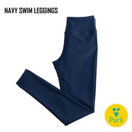 NAVY SWIM LEGGINGS