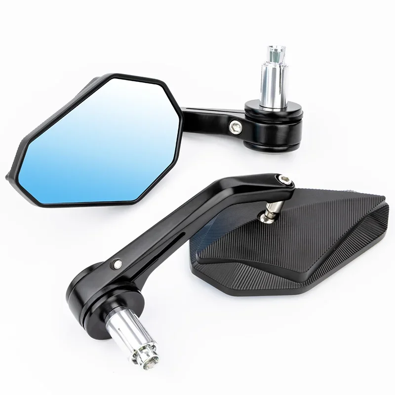 กระจกมองหลังมอเตอร์ไซค์ขนาด 7/8 นิ้ว 22 มม. แบบยูนิเวอร์แซล สำหรับแฮนด์มอเตอร์ไซค์ Honda GSXR ER6N D