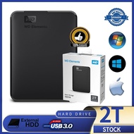 [ COD ] western digital external harddisk 1tb/2tb 2.5 inch USB3.0 HDD external ฮาร์ดดิสก์แบบพกพา ฮาร