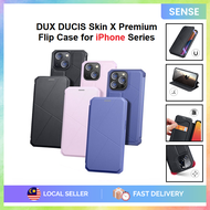 SENSE DUX DUCIS SKIN X Magnetic Leather TPU Shockproof Flip Case For iPhone 13 Pro Max / iPhone 12 Pro Max