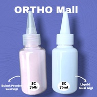 DENTAL BAHAN GUSI PALSU TERDAPAT SERAT SEPERTI OTOT