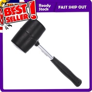 Tukul Getah Hitam, Hand Tool Solid Black Rubber Mallet Hammer (160Z)