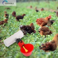 [Ddouble.my] 6pcs Bird Drinker PVC Tee Fittings 20mm Plastic Livestock Drinking Tee Connector