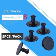 Plastic Buckle for Mi Band Strap 8 7 6 5 4 3 Button for Band Bracelet Smart Watch Accessories for MiBand 7 Replacement Strap Buckles