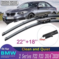 for BMW 2 Series F22 F23 2014~2020 Car Wiper Blades Windscreen Wipers 218i 220i 228i 230i M235i M240