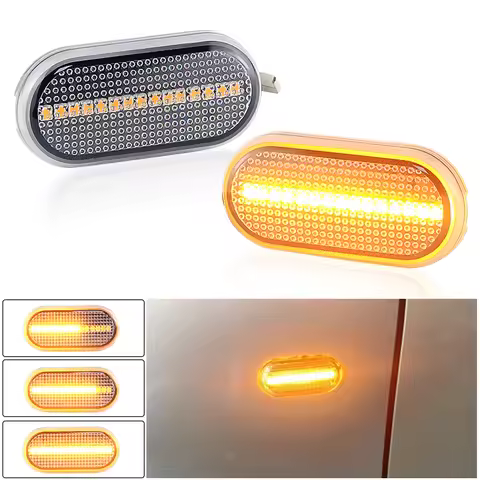 2pcs LED Side Marker Signal Lights For Nissan Cube Dualis Livina NP300 Note Navara Tiida Versa Latio