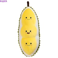 RUJIER Durian Hugging Pillow, Collection Fluffy Fruit Durian Plush Pillow, Cartoon Soft 30cm Appease