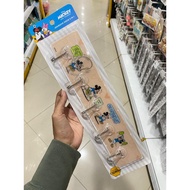 GANTUNGAN Mickey Tsum Tsum Adhesive Hook 5in1 Children's Clothes Hanger Cute Cartoon Images by Mr Di