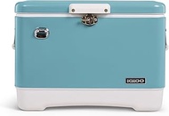 Igloo 54 Qt Steel Belted Legacy Stainless Steel Cooler with Bottle Opener