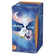 Overnight sanitary napkins with wings, odorless, ALWAYS Infinity, Size 4, box of 28 pieces (USA)